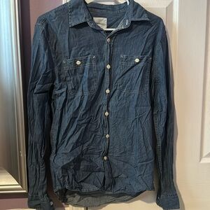 American Eagle Men’s Small Button-Up Shirt
